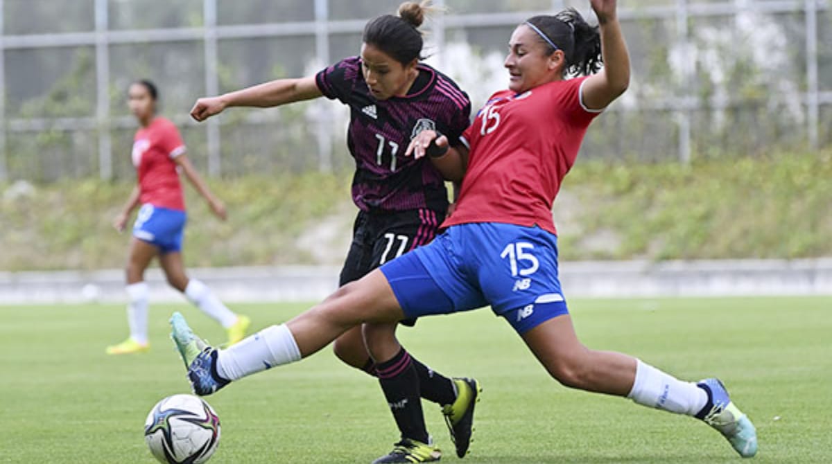 La Selección Mexicana Femenil Sub-20 de México cayó 2-1 frente a Costa Rica en partido de preparación